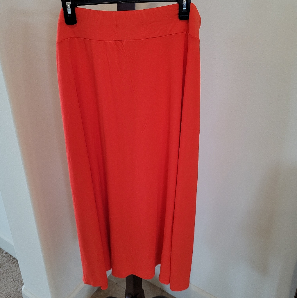 Poppy Red Full Skirt, Size 4x - New